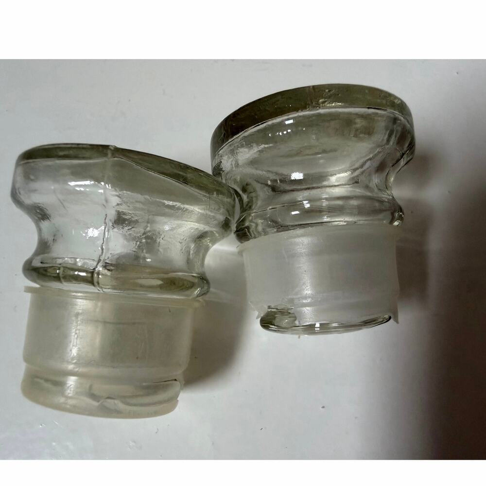 Vintage Mid-Century Wooden Apothecary Spice Rack Wall Mount with Glass Bottles - Picture 10 of 10